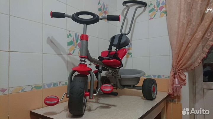 Велосипед детский с родительской ручкой