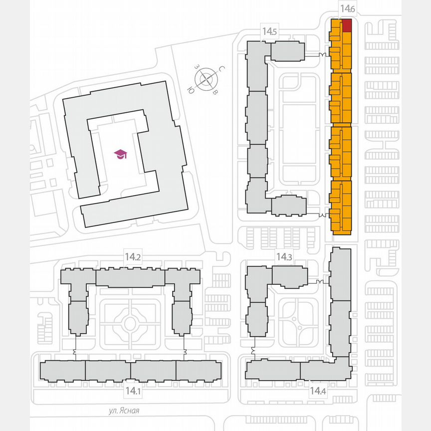 2-к. квартира, 60,2 м², 1/8 эт.