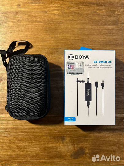 Петличный микрофон Boya BY-DM10 UC для телефона