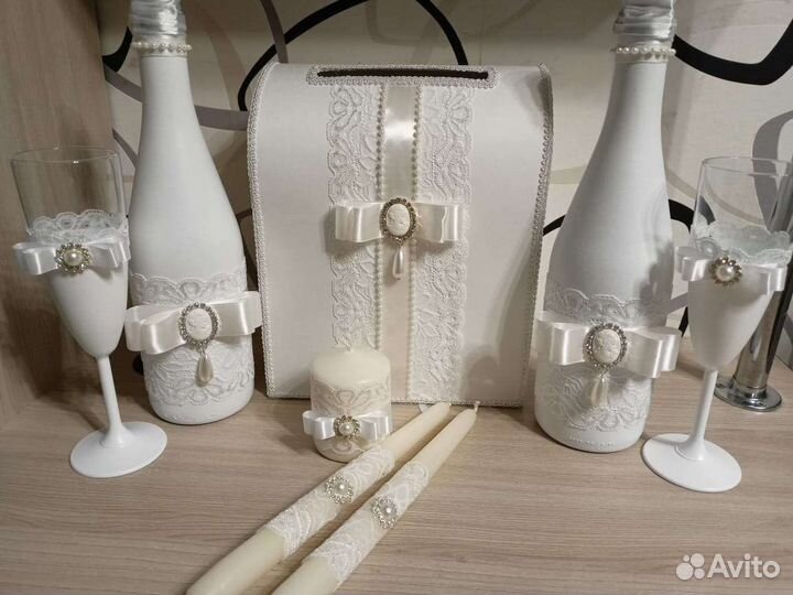 Свадебный набор готовый и под заказ. В наличии