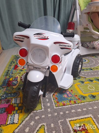 Детский мотоцикл на аккумуляторе бу