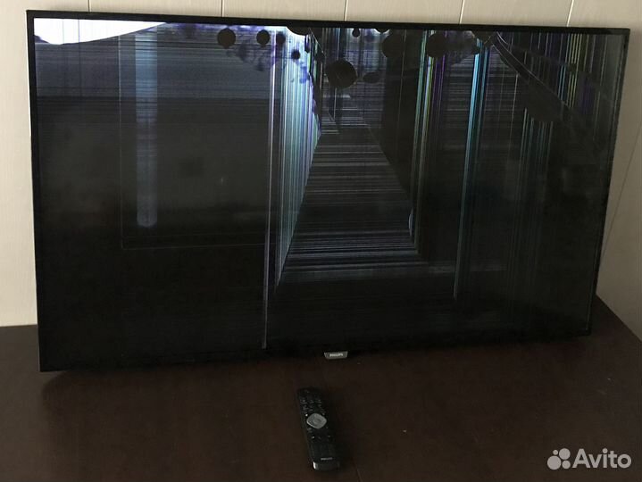 Телевизор Битый 4K 49 Дюмов. Philips 49PUT4900