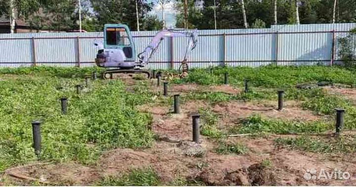 Свайный фундамент под ключ