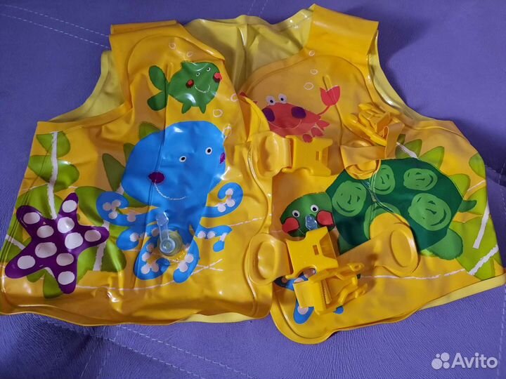 Нарукавники, жилет для плавания