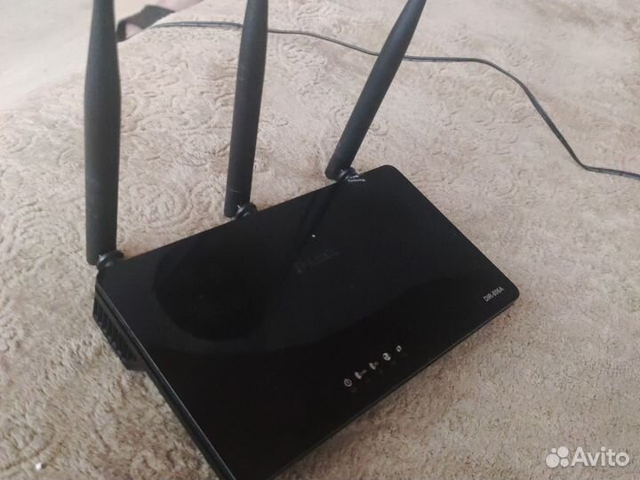 Wi-Fi роутер D-Link DIR-806A/RU, AC750, черный