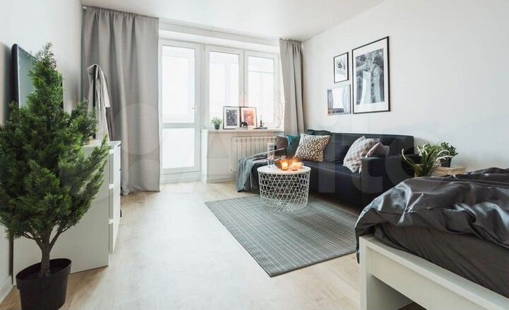 1-к. квартира, 43 м², 3/8 эт.