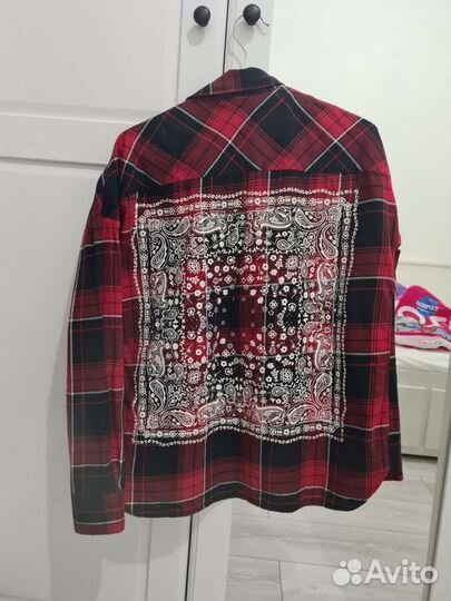 Рубашка в клетку oversize