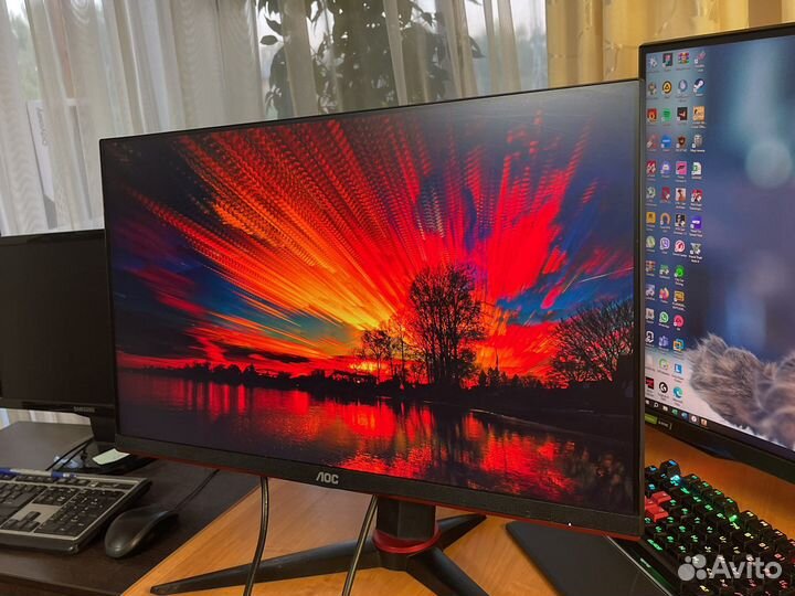 AOC 24G2/BK 144 гц игровой монитор