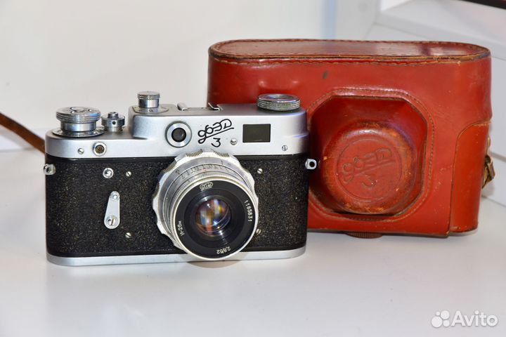 Фэд-3 Горбатый Пленочный фотоаппарат СССР ранний