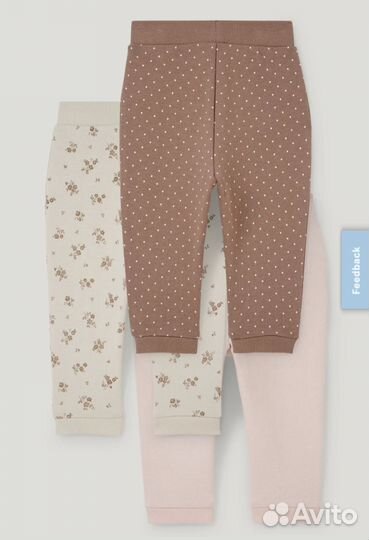 Джоггеры на девочку 80 C&A Германия