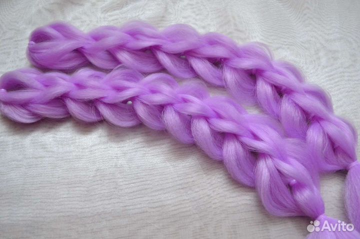 Канекалон. Готовые Косы. Лиловые