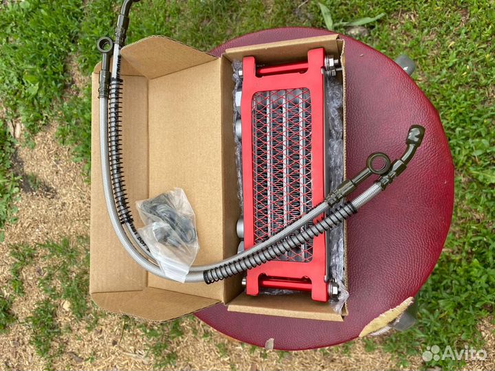 Масляный радиатор мопед питбайк