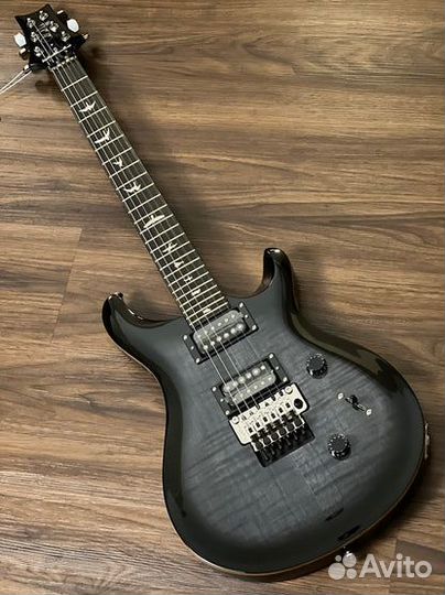 Электрогитара PRS SE Custom 24 Floyd Charcoal Burs