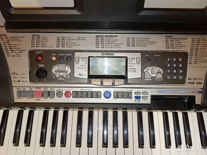 Синтезатор yamaha psr-350