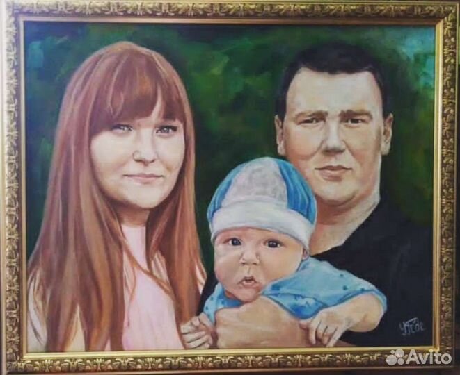 Портреты с фотографий на заказ