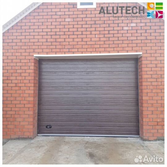 Секционные ворота alutech