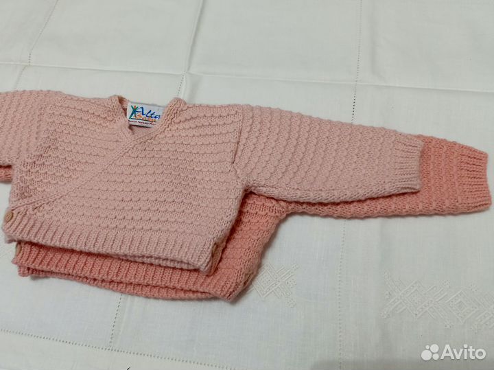 Кофточки вязаные 68 74 для мальчика девочки