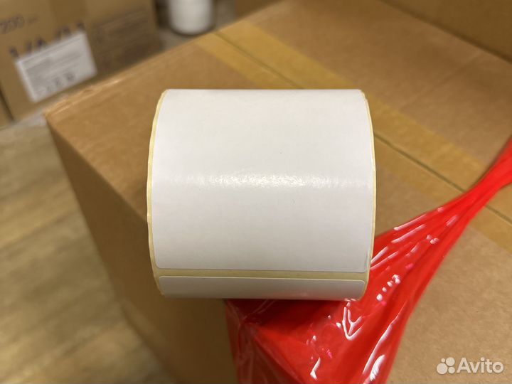 Термотрансферные этикетки плг 75*120- 10 рулонов