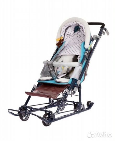 Детские санки коляска новые
