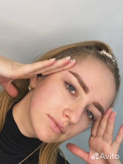 Брови. Коррекция и окрашивание. Ламинирование