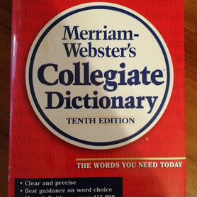 Словарь Merriam Webster's Collegiate Dictionary