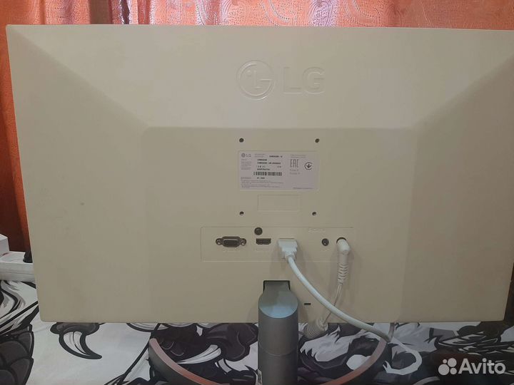 Монитор lg-24mk600m, ips, диагональ 24