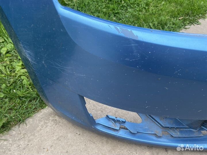 Передний бампер шкода рапит