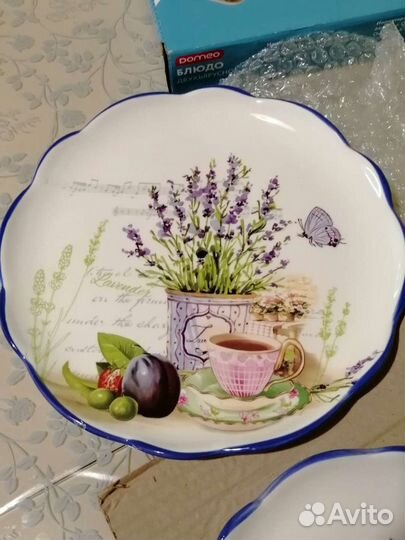 Блюдо двухъярусное новое