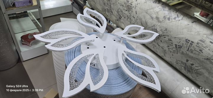 Люстра потолочная светодиодная с пультом 232305528