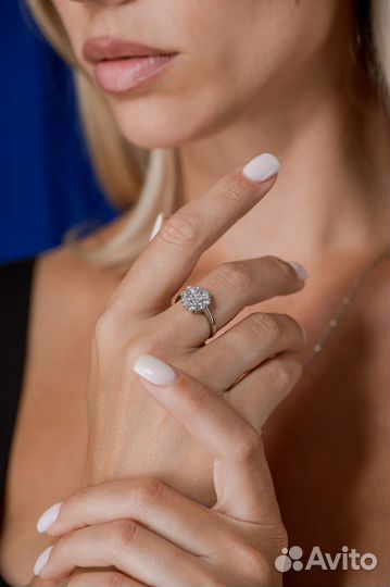 Кольцо No name 1,18 ct White Gold & Round Diamonds