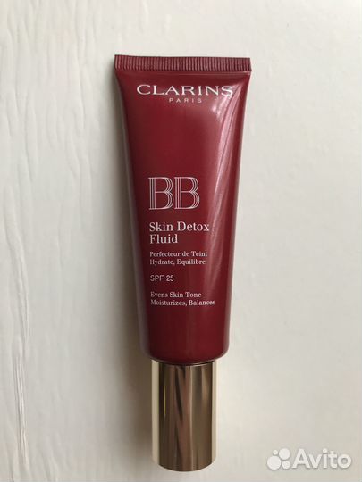 Clarins флюид BB Skin Detox 02 medium новый
