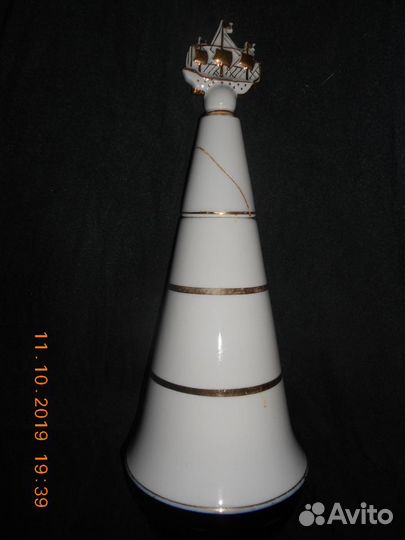 Штоф Адмиралтейский кораблик лфз