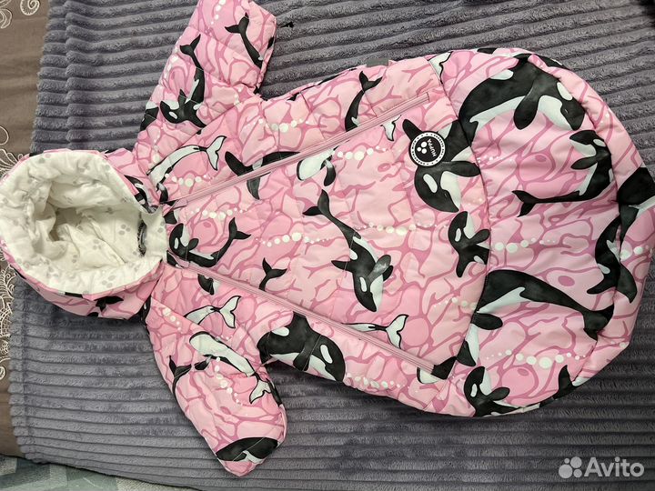 Зимний комбинезон для девочки 62