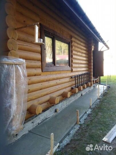 Заливка отмоски дома
