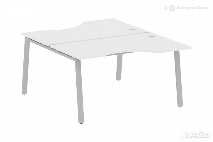 Стол-бенч двойной криволинейный Metal system style