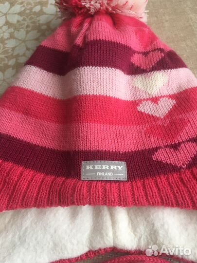 Шапка зимняя для девочки kerry