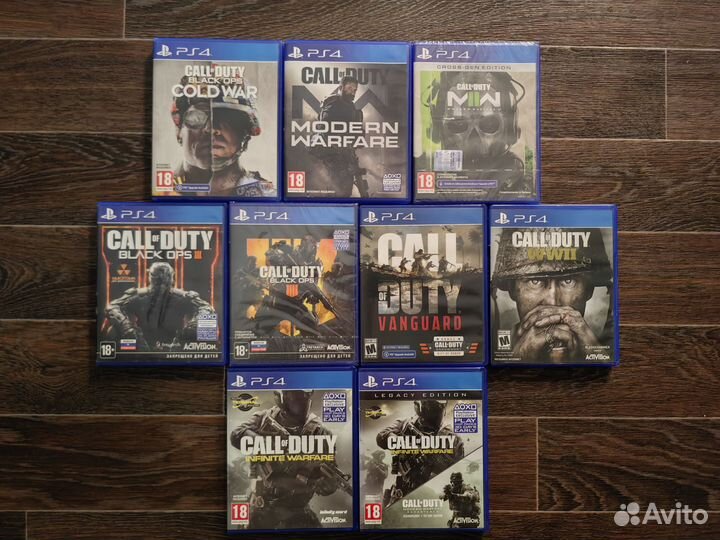 Игры Call of Duty ps4, ps5