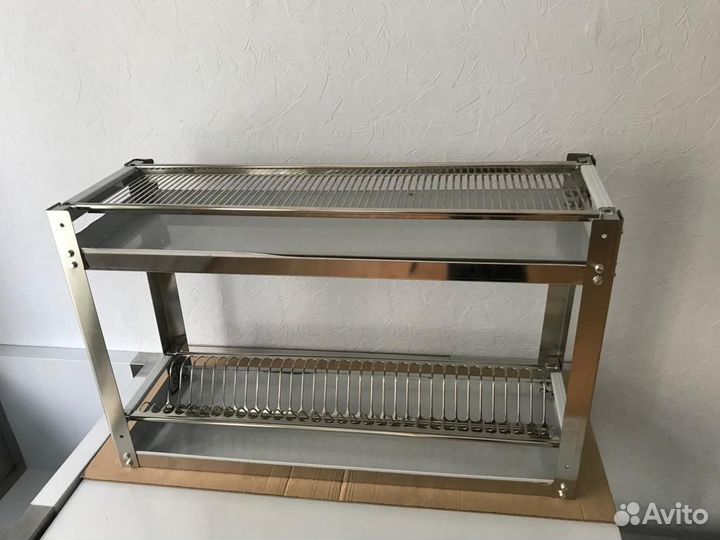 Стеллаж для сушки тарелок и стаканов сетки нерж