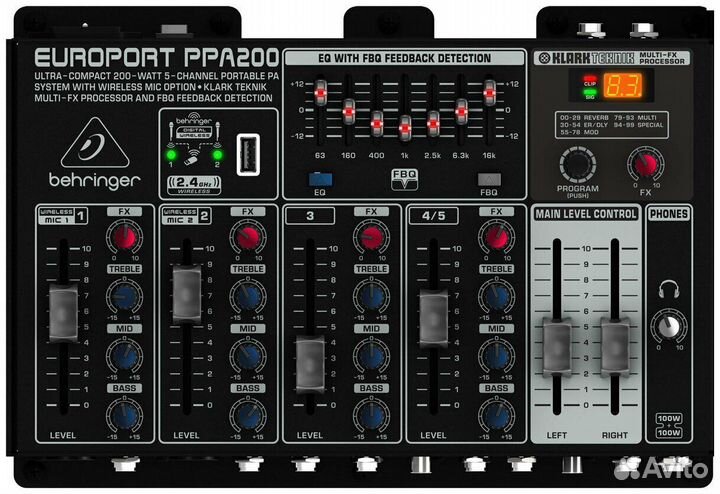 Behringer europort PPA 200