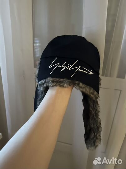 Шапка ушанка yohji yamamoto