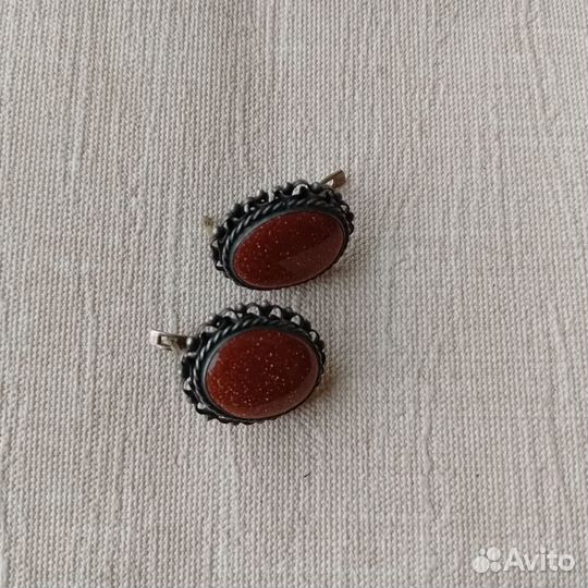 Серьги серебро