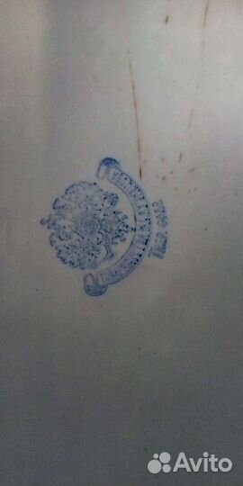 Блюдо Кузнецова 19 век и другая посуда