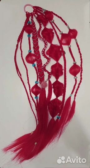 Афрорезинки. Косички на резинке