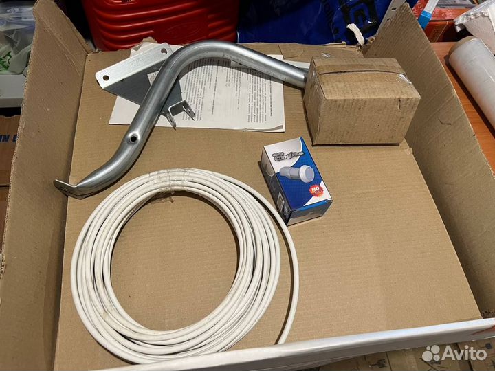 Новая спутниковая тарелка триколок тв