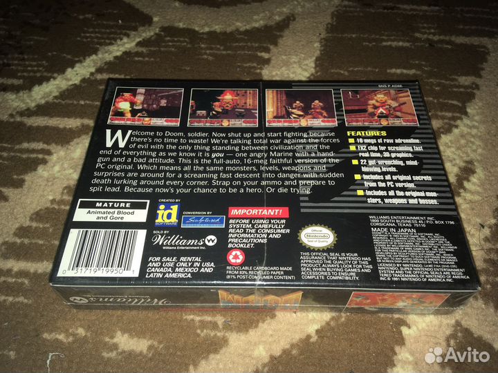 Doom snes sealed