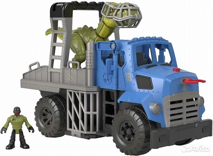 Imaginext грузовик с динозавром