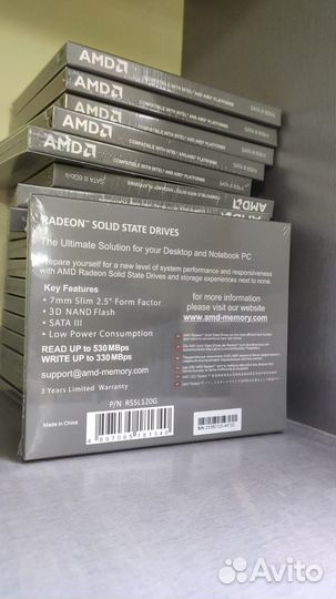 Новые SSD AMD Radion R5 120gb