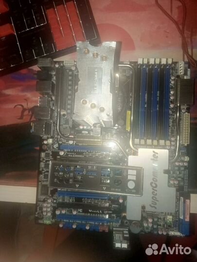 Материнская плата с процессором I7