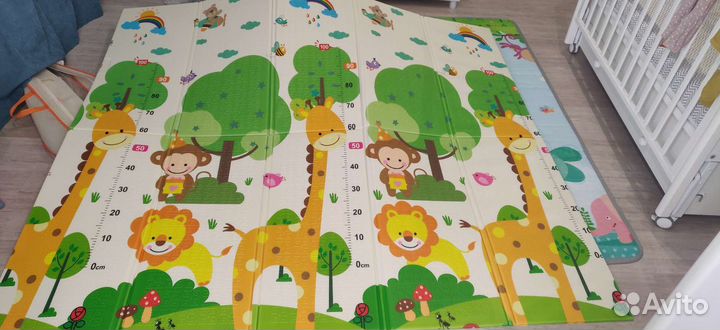 Детский игровой коврик складной