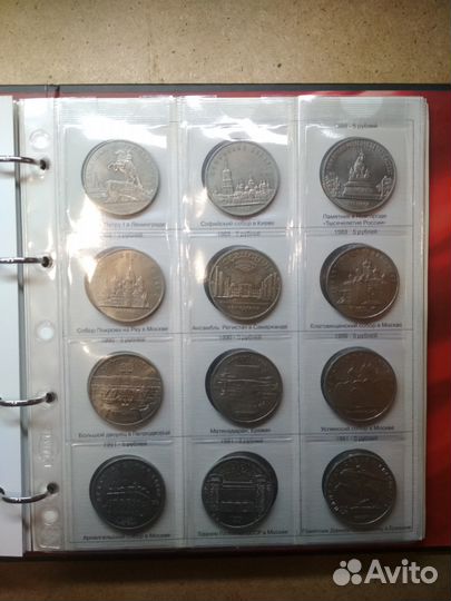 Полный набор юбилейных монет СССР 64 шт. оригиналы